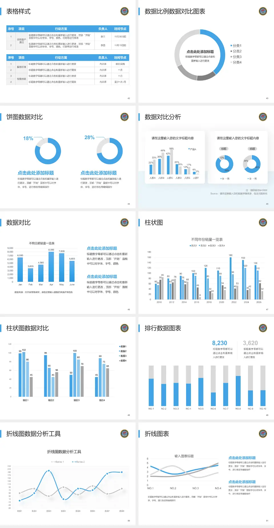 长春市中心医院医院简介/日常通用PPT模板4:3格式幻灯片预览图6