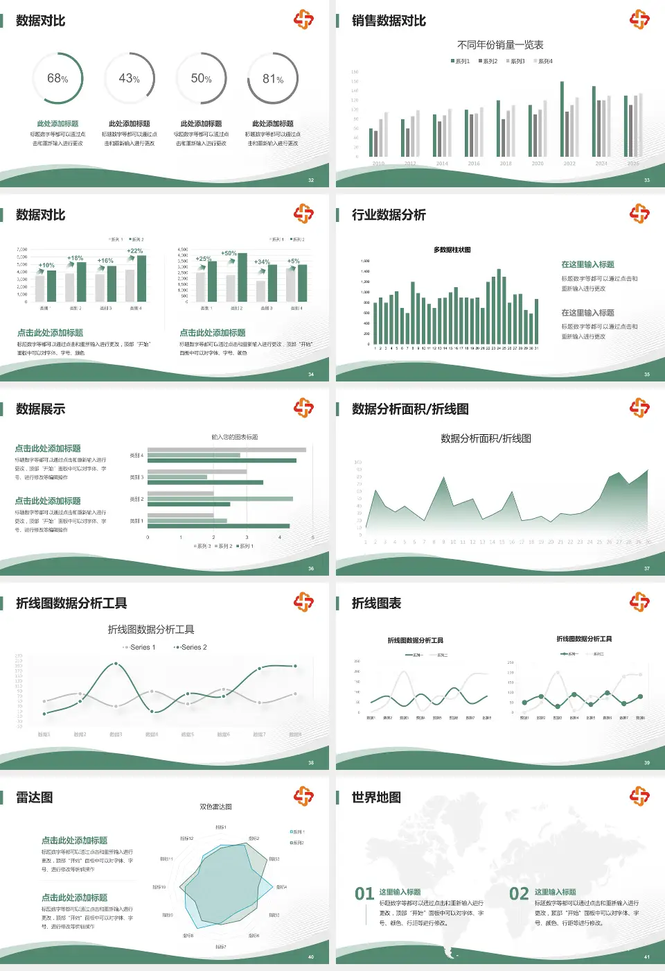 长春市儿童医院会议与研讨会PPT模板16:9格式幻灯片预览图5
