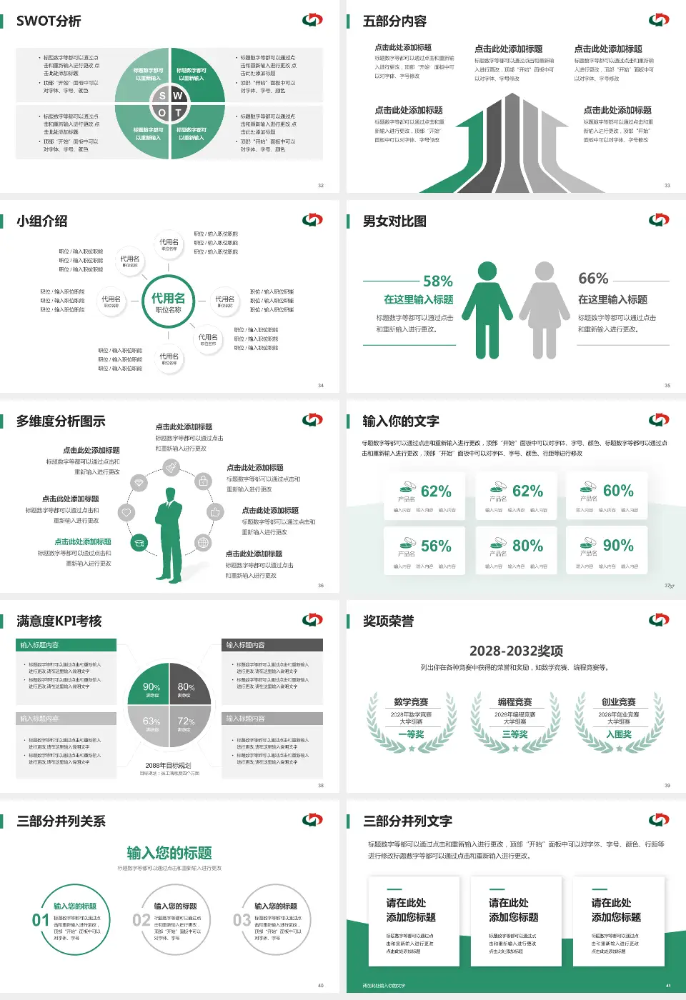 茂名市中医院医疗行业比赛专用PPT模板16:9格式幻灯片预览图5