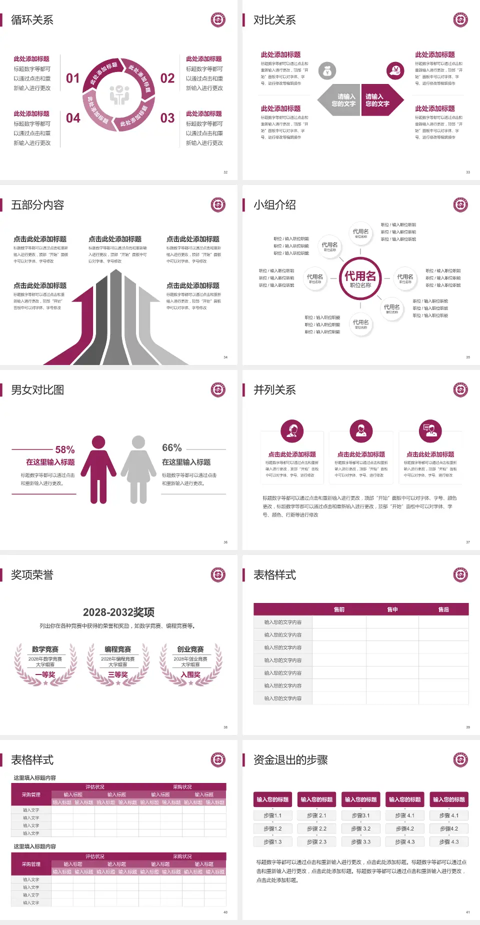 江苏省妇幼保健院医院简介/日常通用PPT模板4:3格式幻灯片预览图5