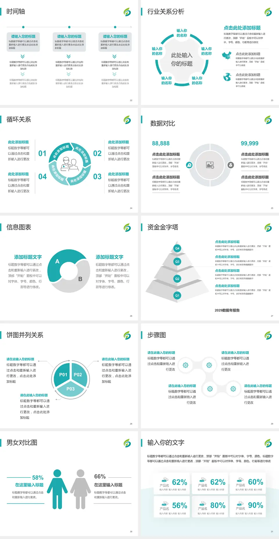 重庆西郊医院医院管理报告PPT模板4:3格式幻灯片预览图4