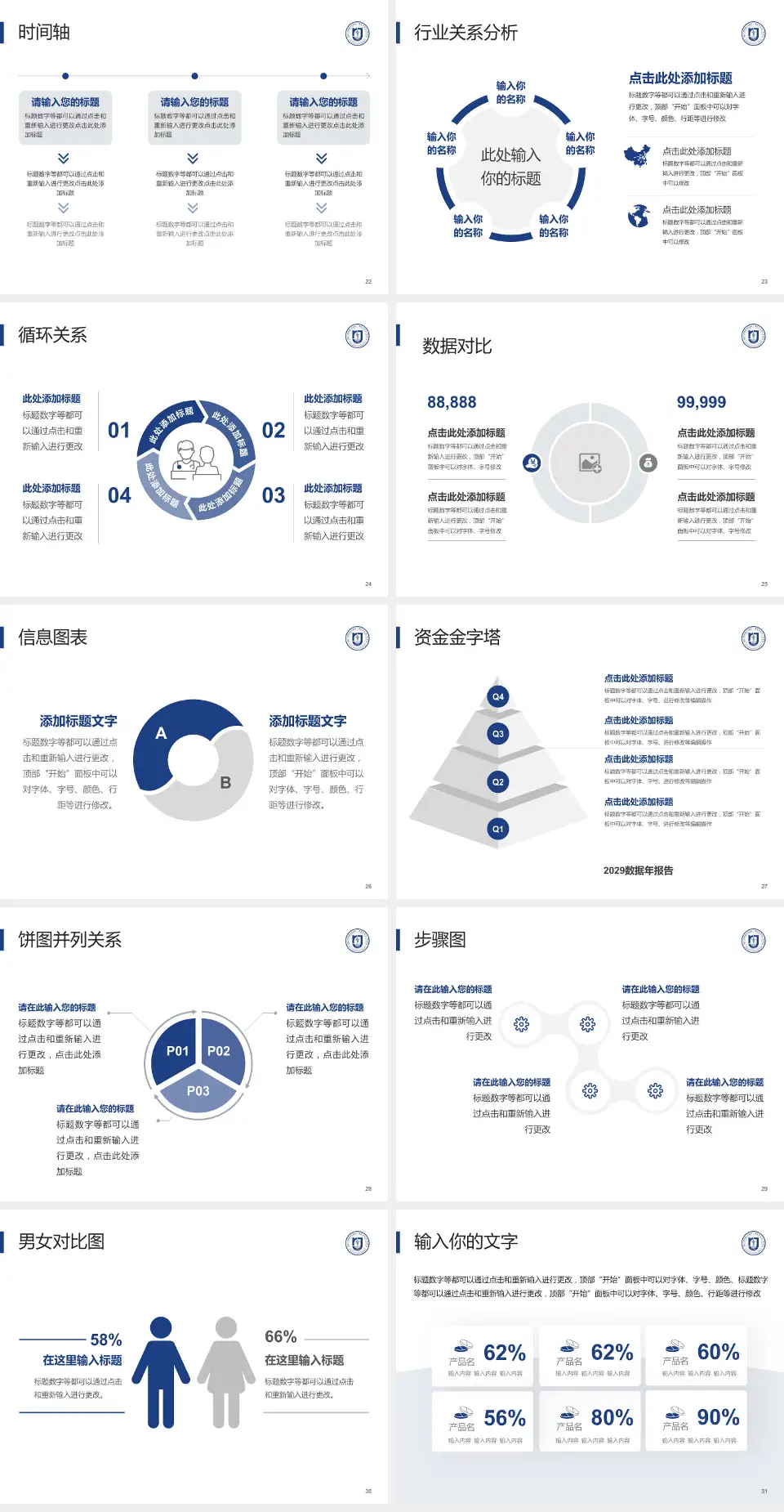 重庆市第五人民医院医院管理报告PPT模板4:3格式幻灯片预览图4