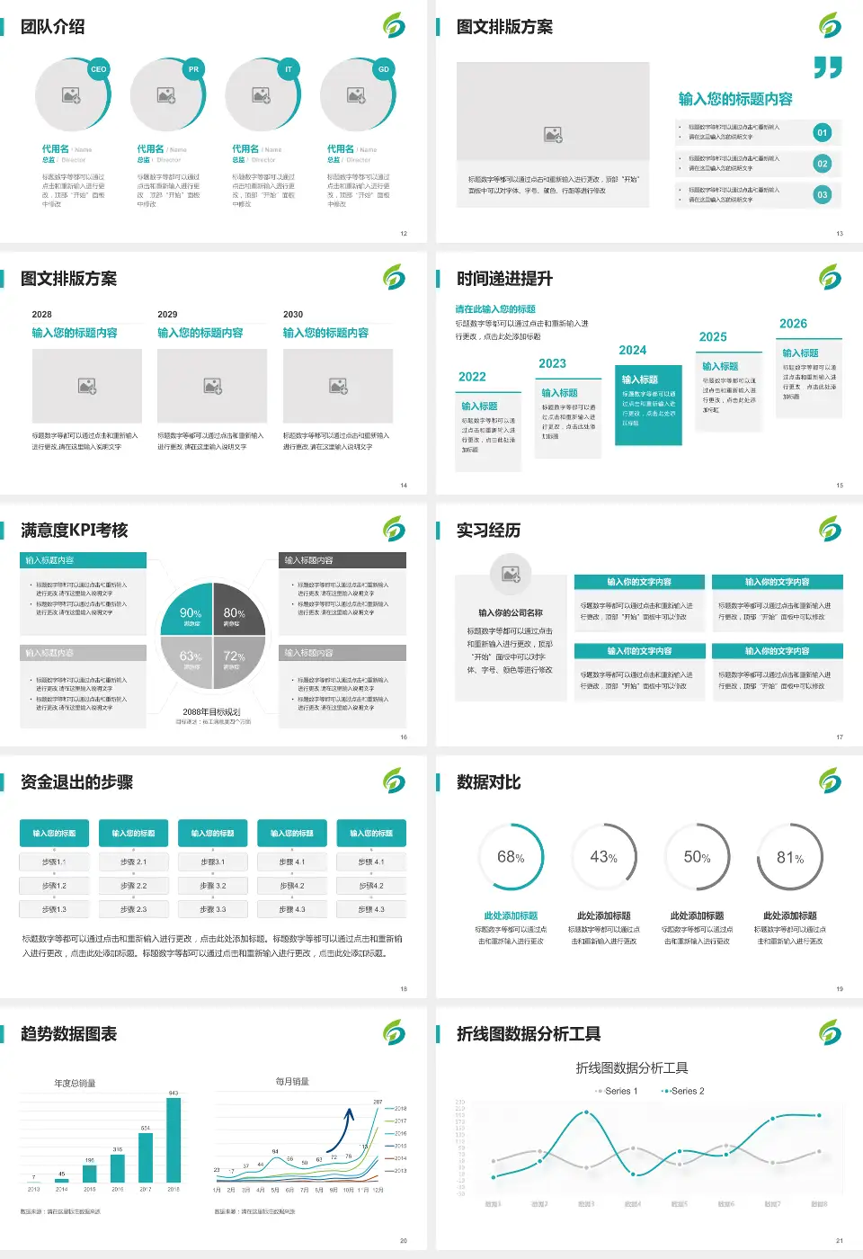 重庆市西郊医院培训与教育PPT模板16:9格式幻灯片预览图3
