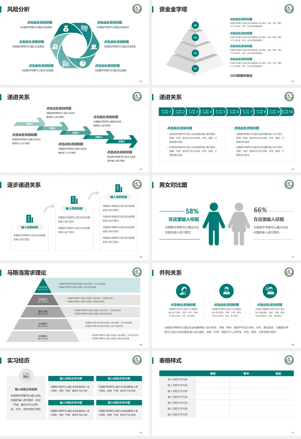 陆军军医大学第一附属医院项目申请与汇报PPT模板16:9格式幻灯片预览图4