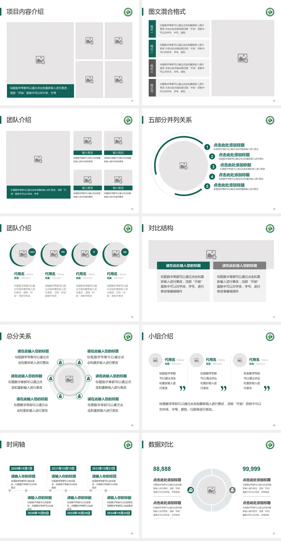 重庆市第二人民医院医疗知识普及PPT模板4:3格式幻灯片预览图3