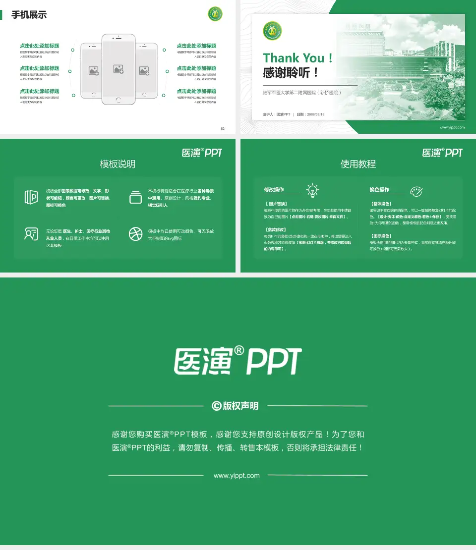 陆军军医大学第二附属医院（新桥医院）医院管理报告PPT模板16:9格式幻灯片预览图7