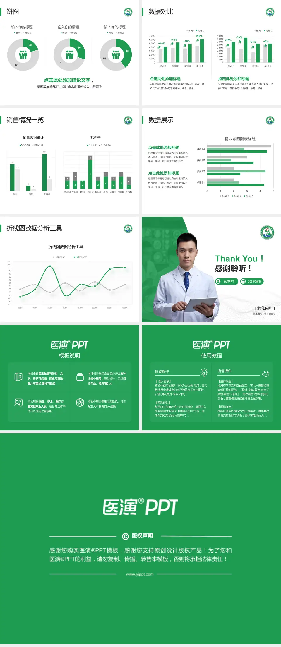 临沧地区精神病院病例分享与讨论PPT模板4:3格式幻灯片预览图4