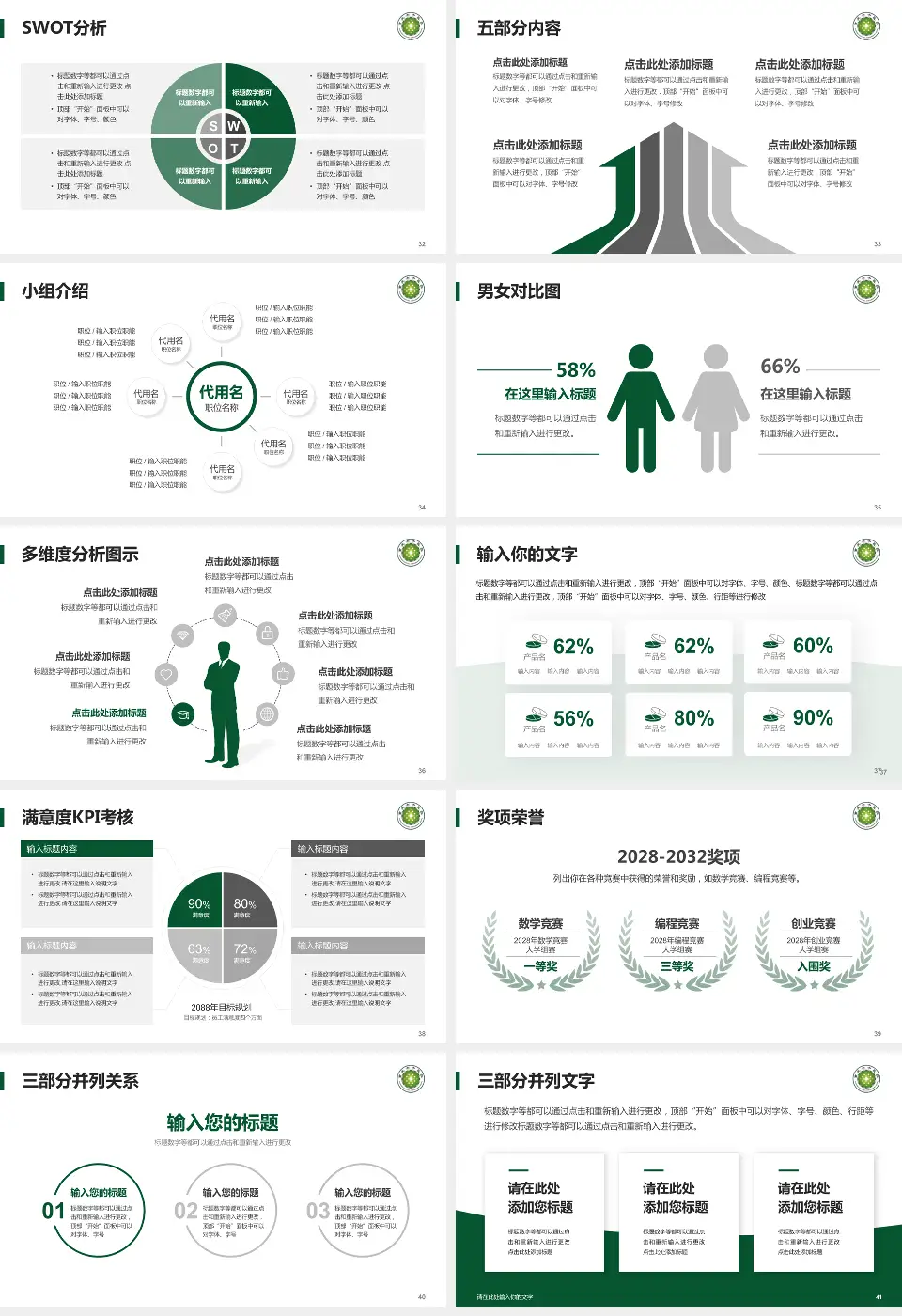 重庆市中医院医疗行业比赛专用PPT模板16:9格式幻灯片预览图5