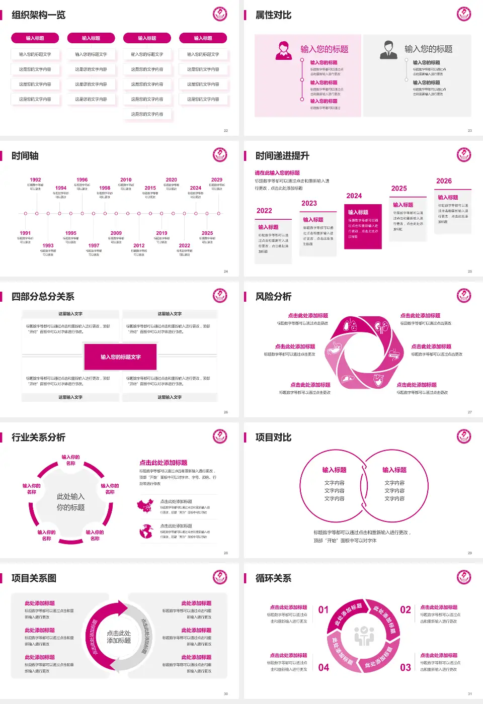 昆明市妇幼保健院医疗行业比赛专用PPT模板16:9格式幻灯片预览图4