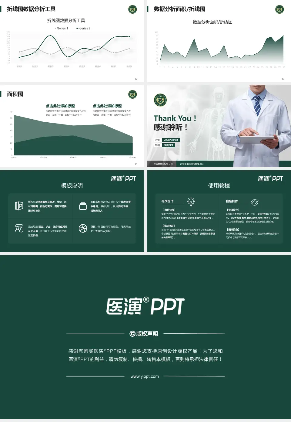 武警新疆兵团指挥部医院患者教育与指导PPT模板16:9格式幻灯片预览图7