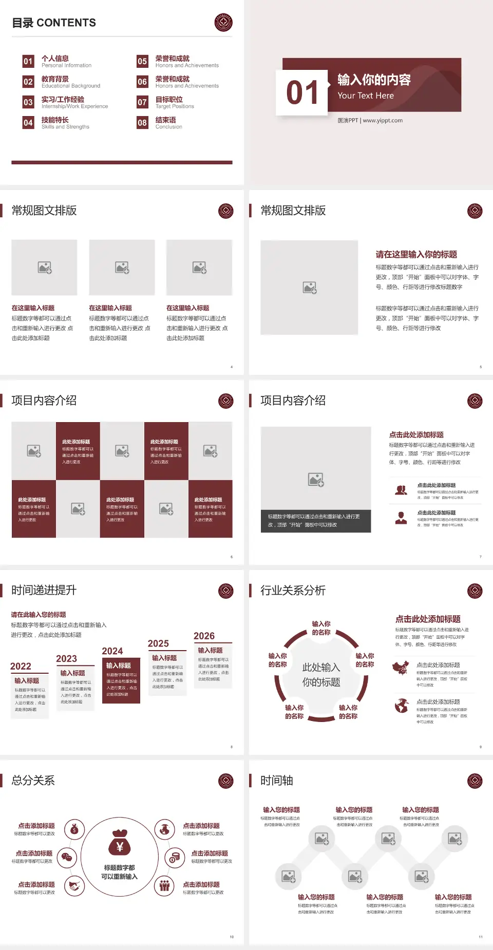 云南中西结合医院财务与预算报告PPT模板4:3格式幻灯片预览图2