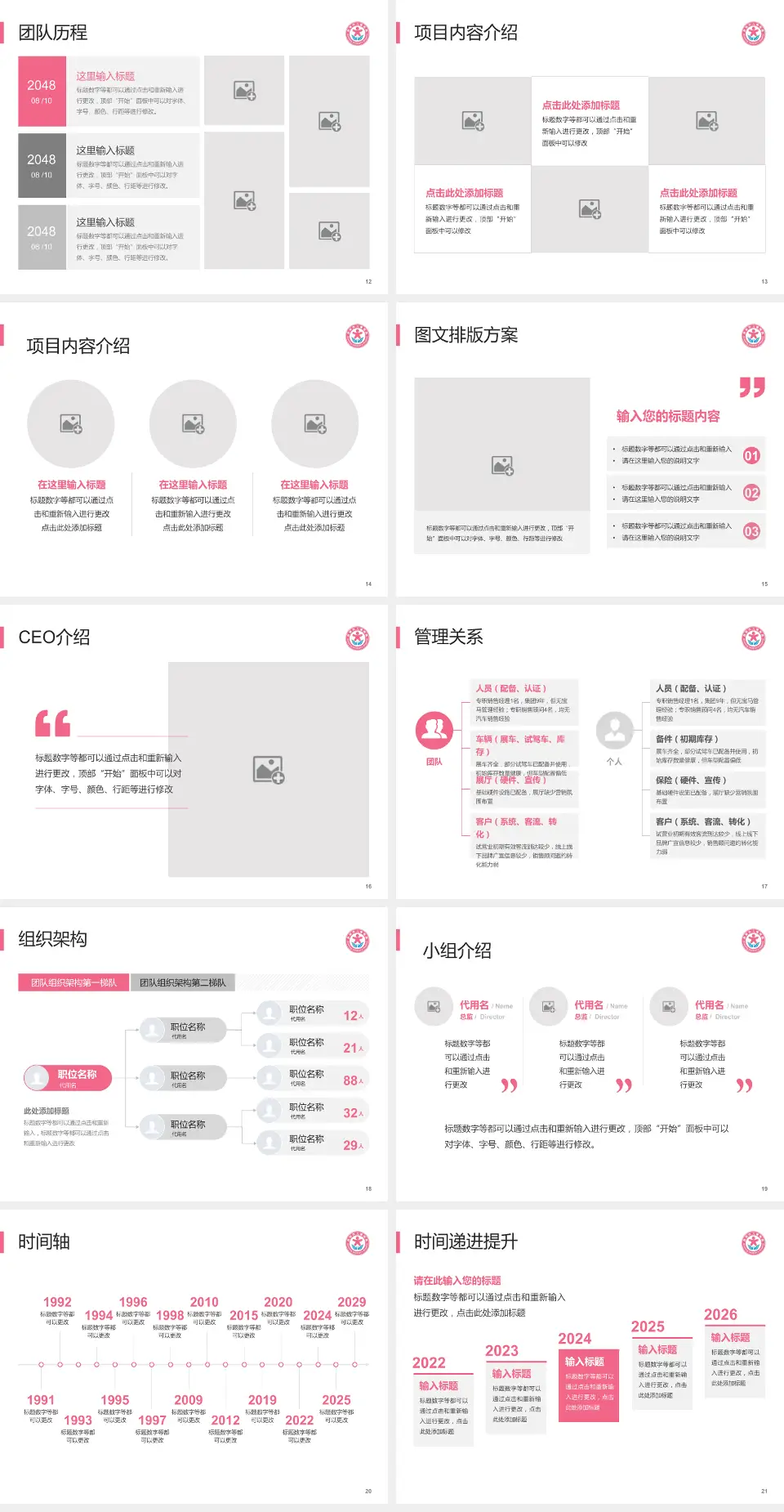 昆明市儿童医院医院管理报告PPT模板4:3格式幻灯片预览图3