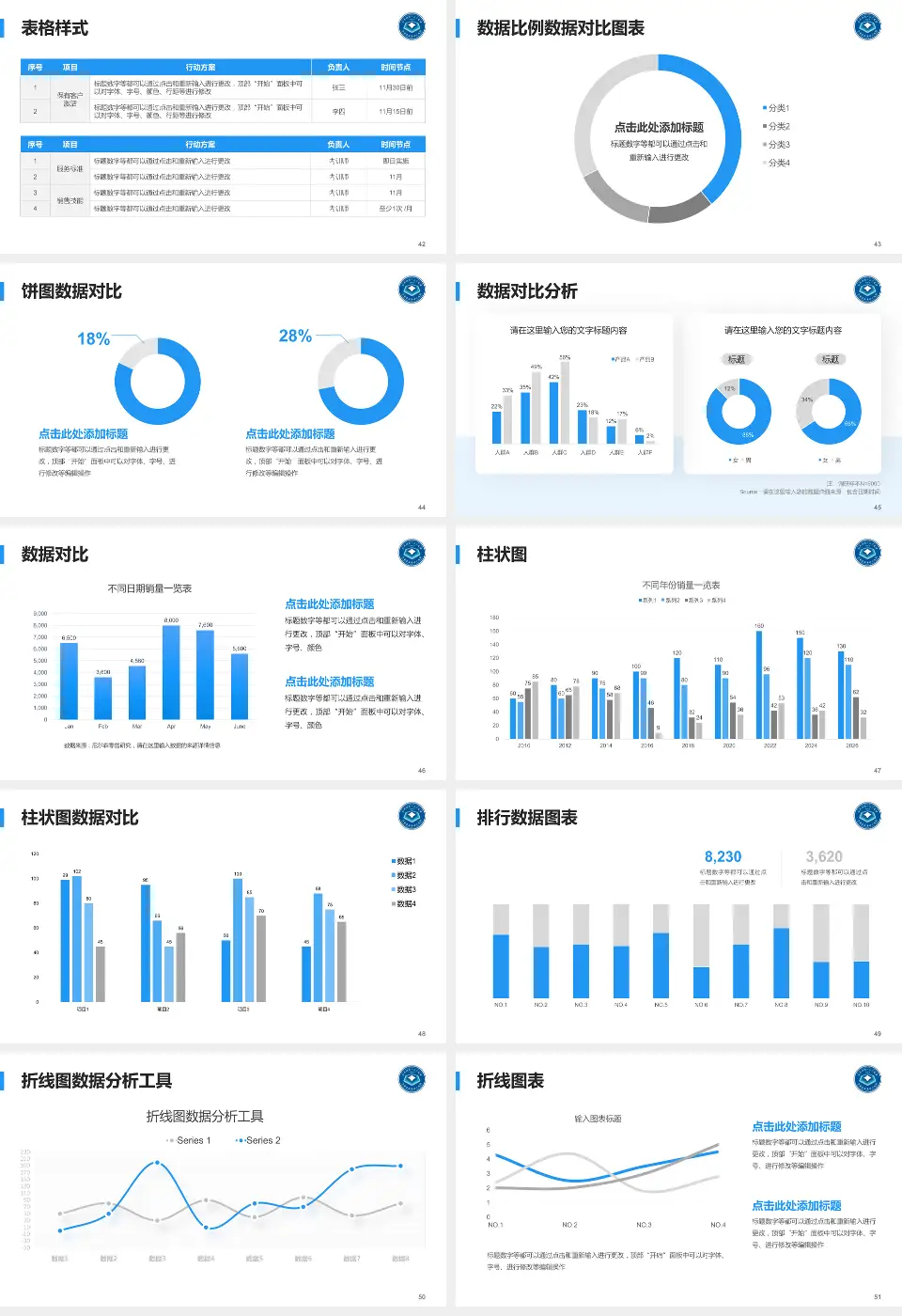 红河州第一人民医院医院简介/日常通用PPT模板16:9格式幻灯片预览图6