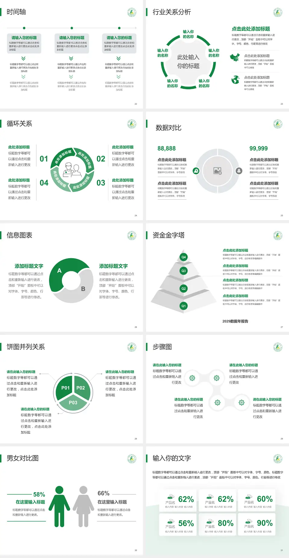 昆明市中医院医院管理报告PPT模板4:3格式幻灯片预览图4
