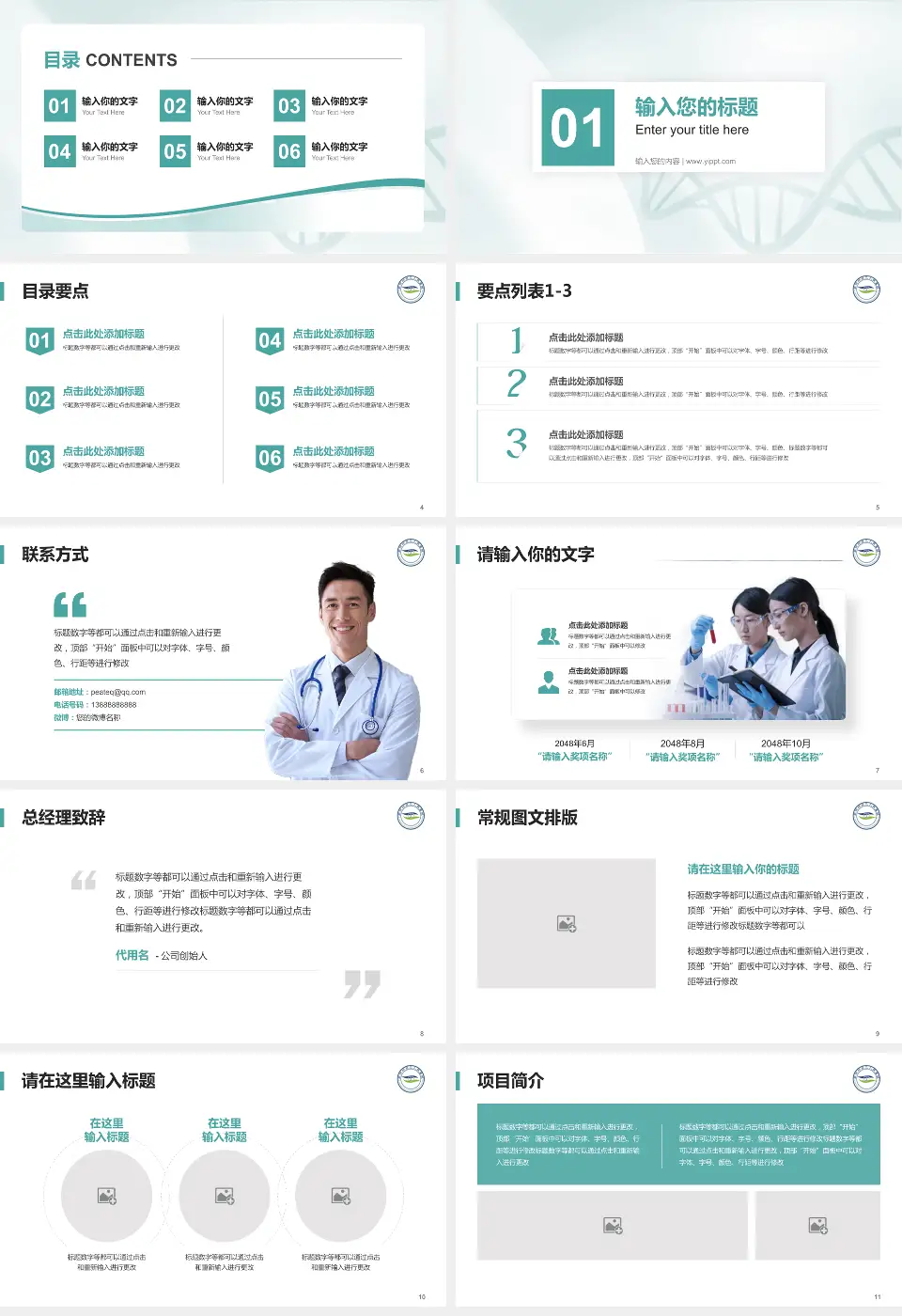 红河州第二人民医院项目申请与汇报PPT模板16:9格式幻灯片预览图2