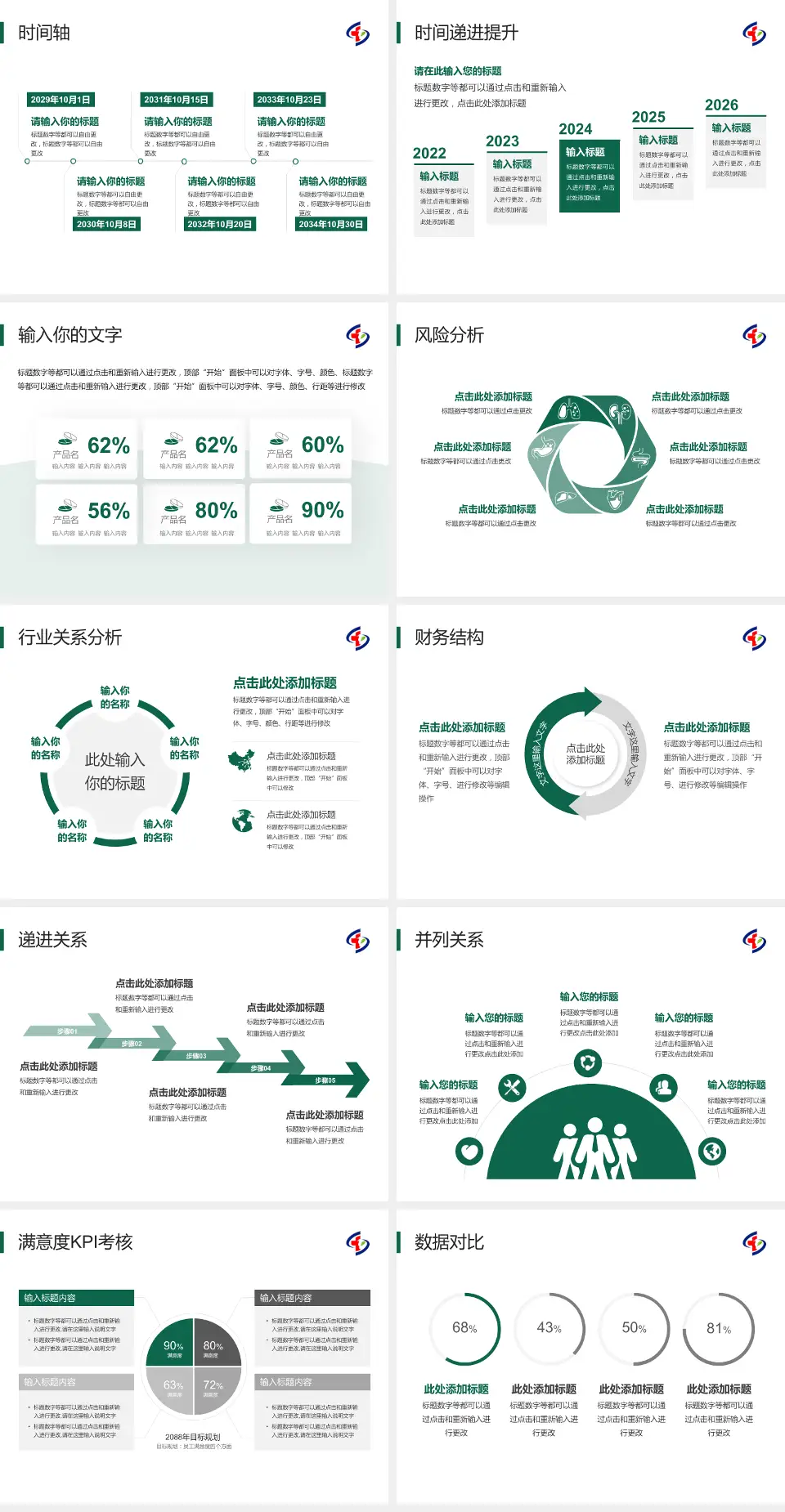 重庆市大坪医院病例分享与讨论PPT模板4:3格式幻灯片预览图3