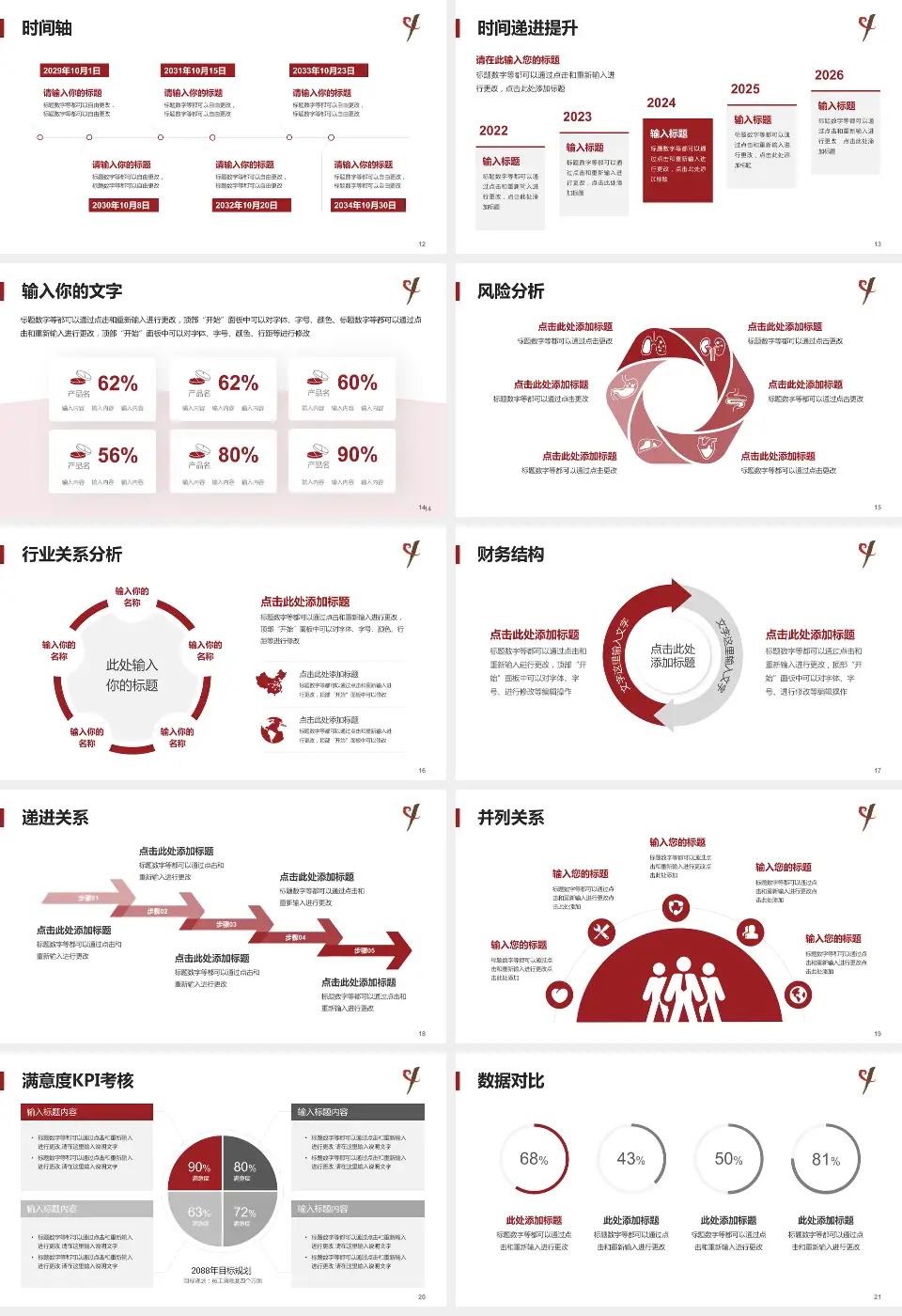 玉溪市中医院病例分享与讨论PPT模板16:9格式幻灯片预览图3