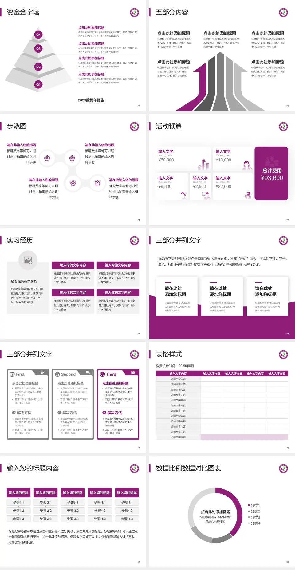 重庆市涪陵区妇幼保健院会议与研讨会PPT模板4:3格式幻灯片预览图4