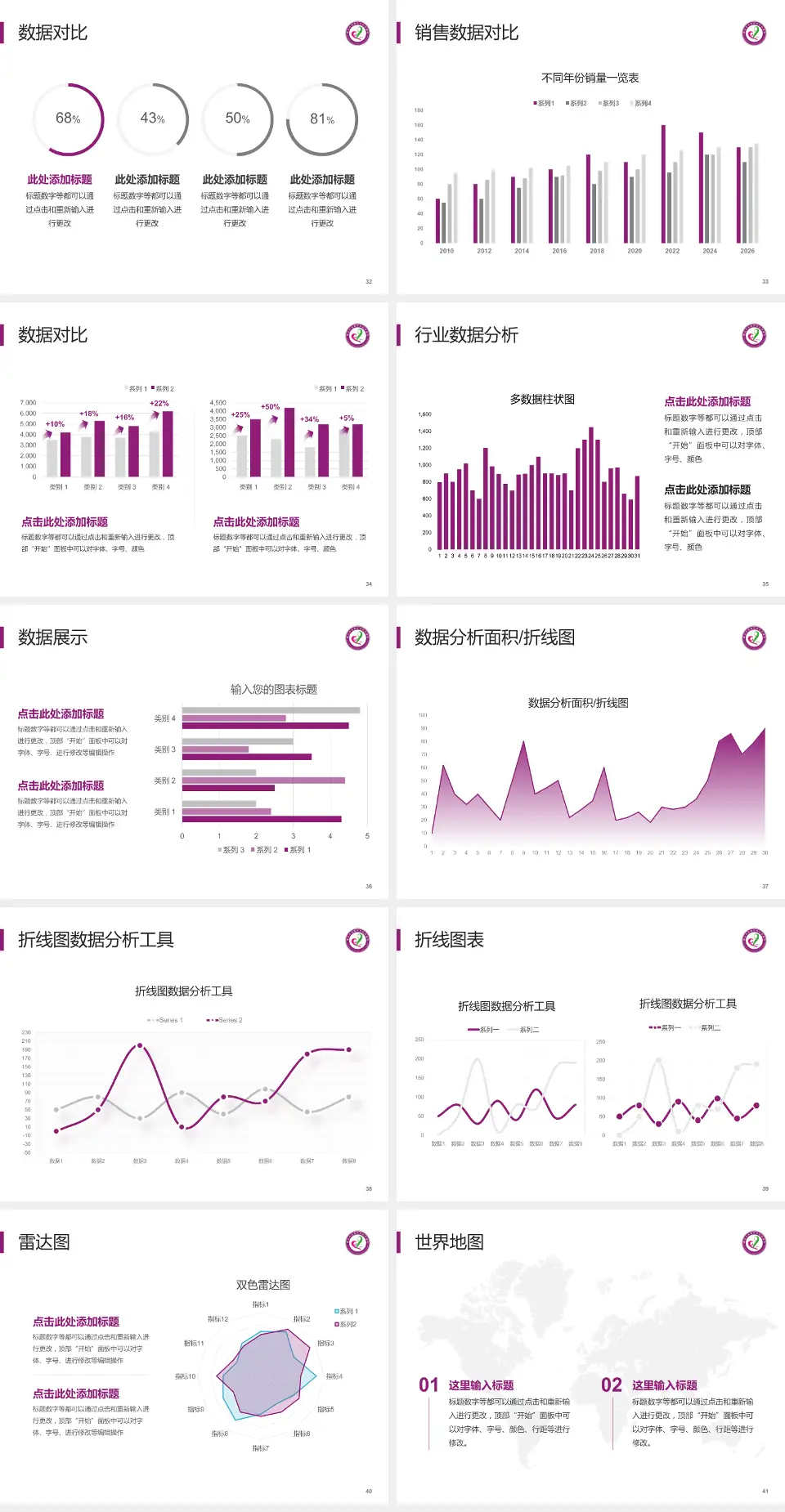 重庆市涪陵区妇幼保健院会议与研讨会PPT模板4:3格式幻灯片预览图5