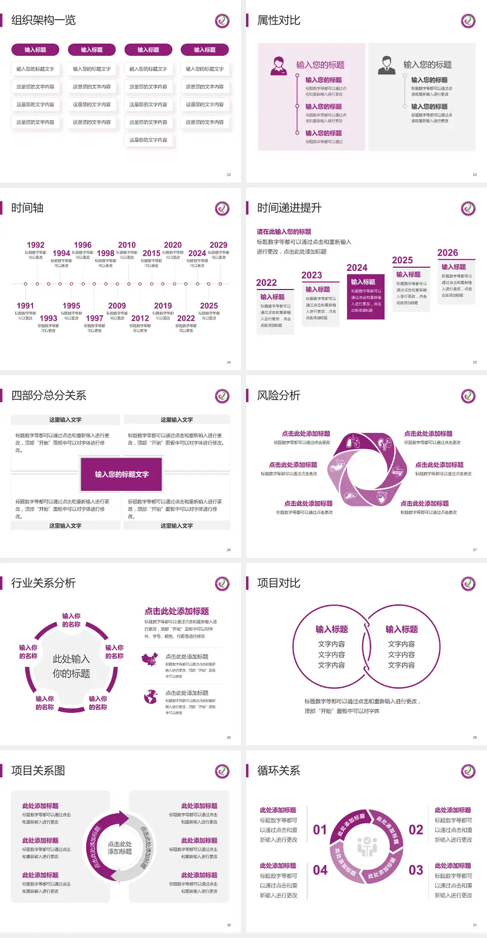 重庆市涪陵区妇幼保健院新城区院区医疗行业比赛专用PPT模板4:3格式幻灯片预览图4