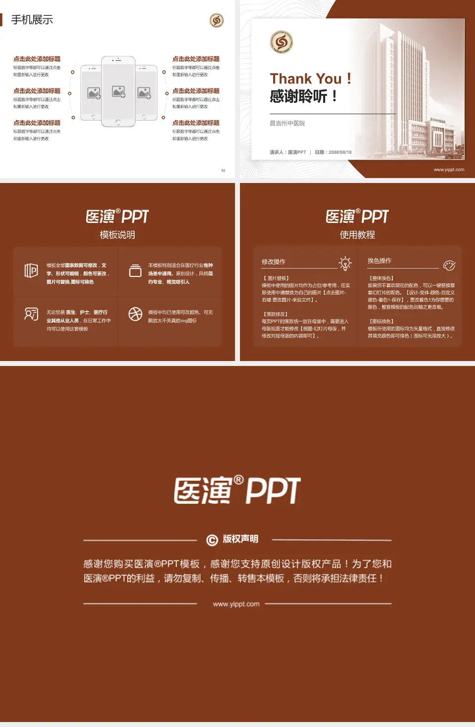 昌吉州中医院医院管理报告PPT模板4:3格式幻灯片预览图7