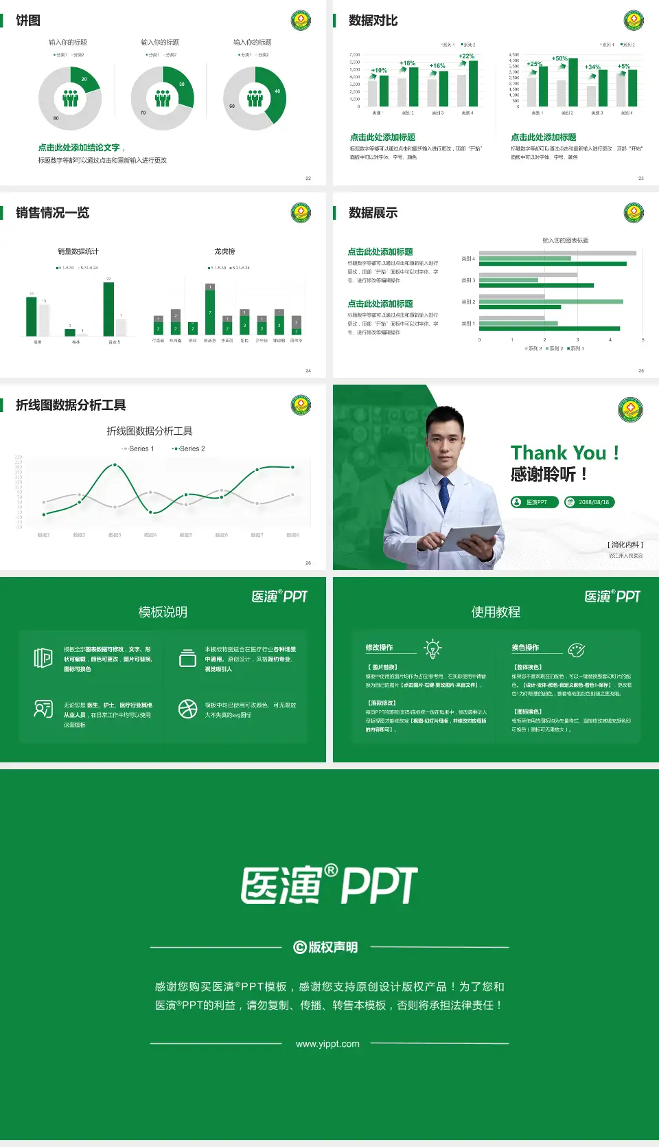 怒江州人民医院病例分享与讨论PPT模板16:9格式幻灯片预览图4