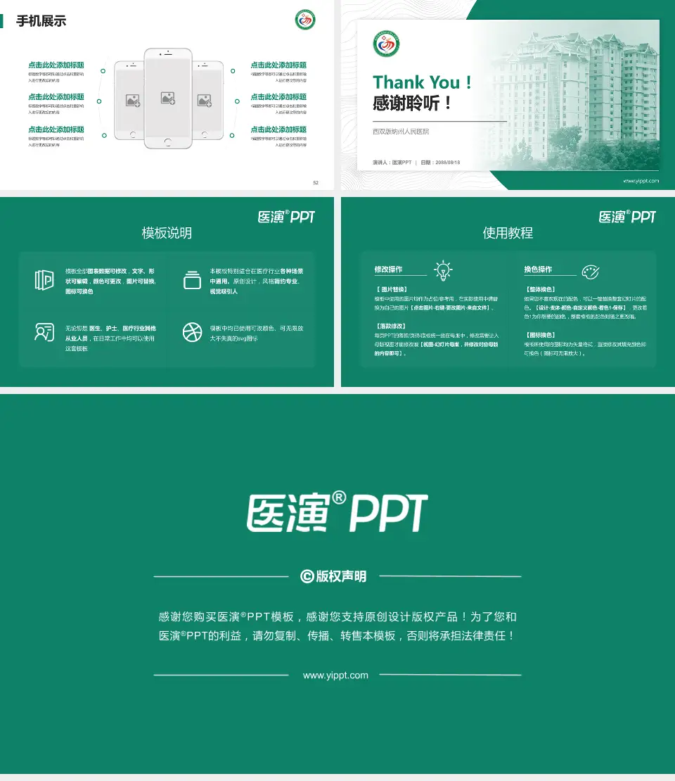 西双版纳州人民医院医院管理报告PPT模板16:9格式幻灯片预览图7