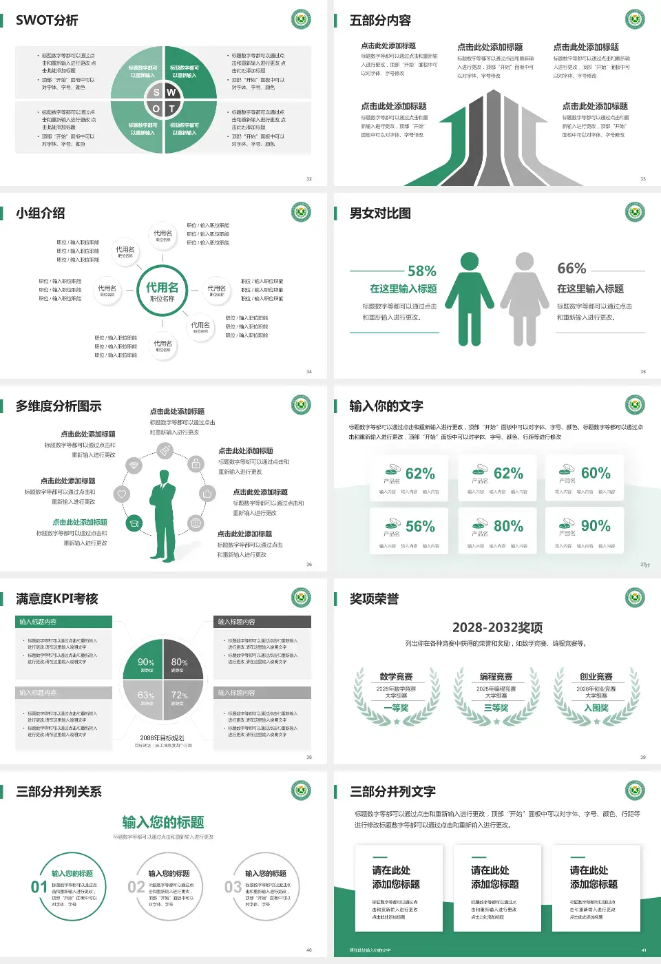 昆明市东川区精神病院医疗行业比赛专用PPT模板16:9格式幻灯片预览图5