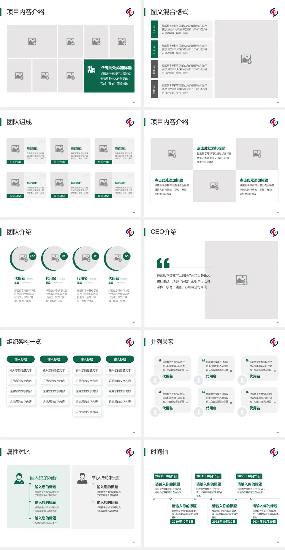 重庆市大坪医院患者教育与指导PPT模板4:3格式幻灯片预览图3