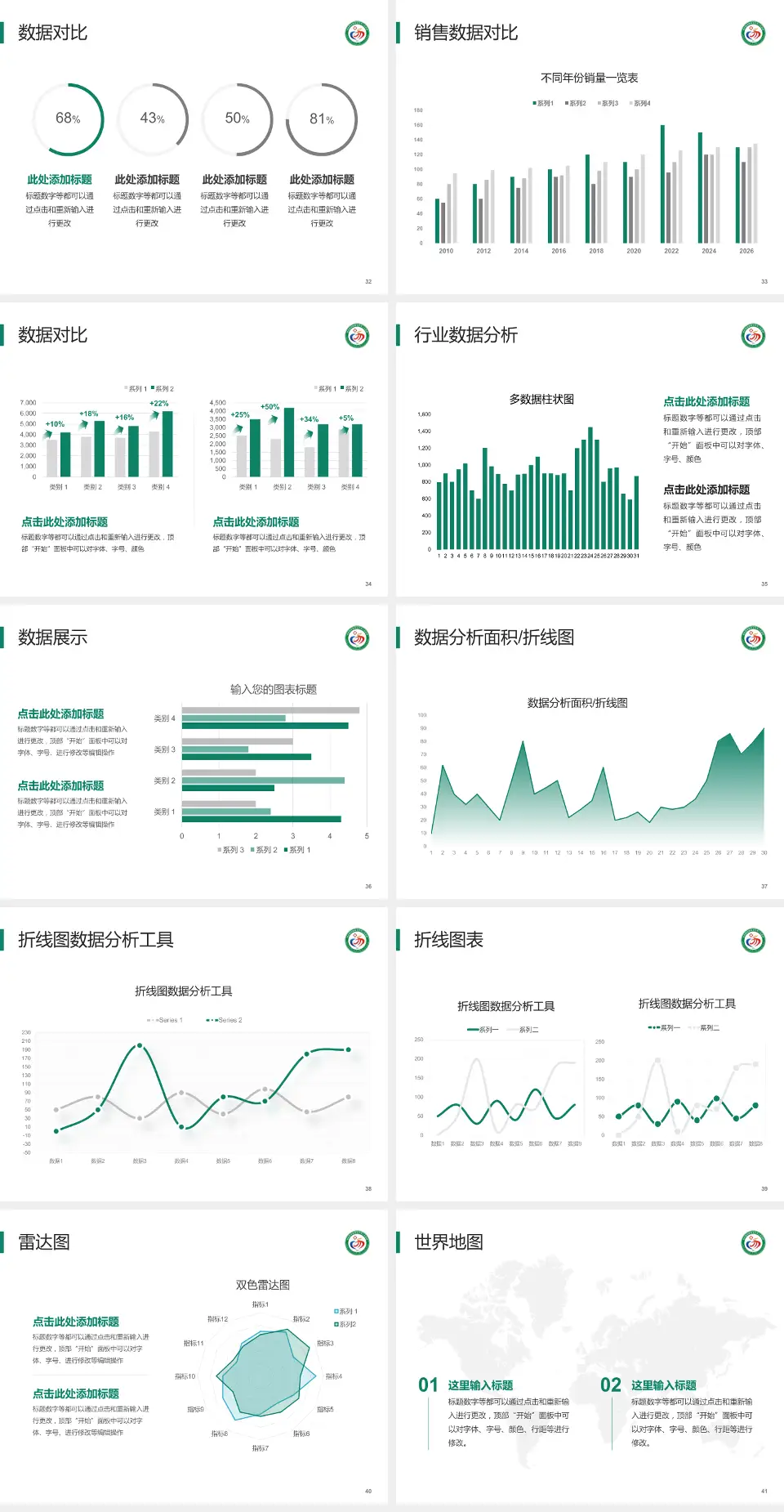 西双版纳州人民医院会议与研讨会PPT模板4:3格式幻灯片预览图5