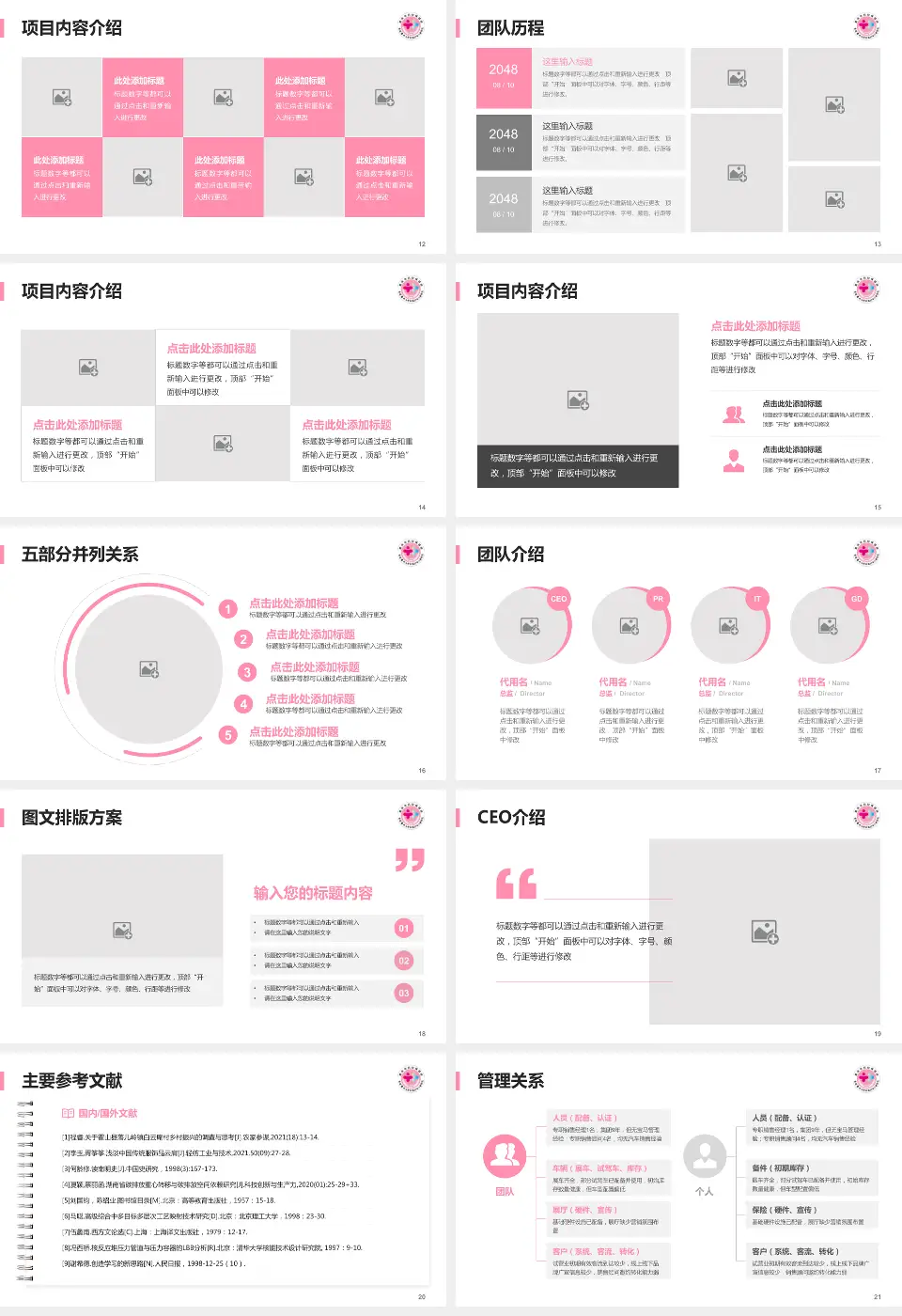 重庆市妇幼保健院医疗行业比赛专用PPT模板16:9格式幻灯片预览图3