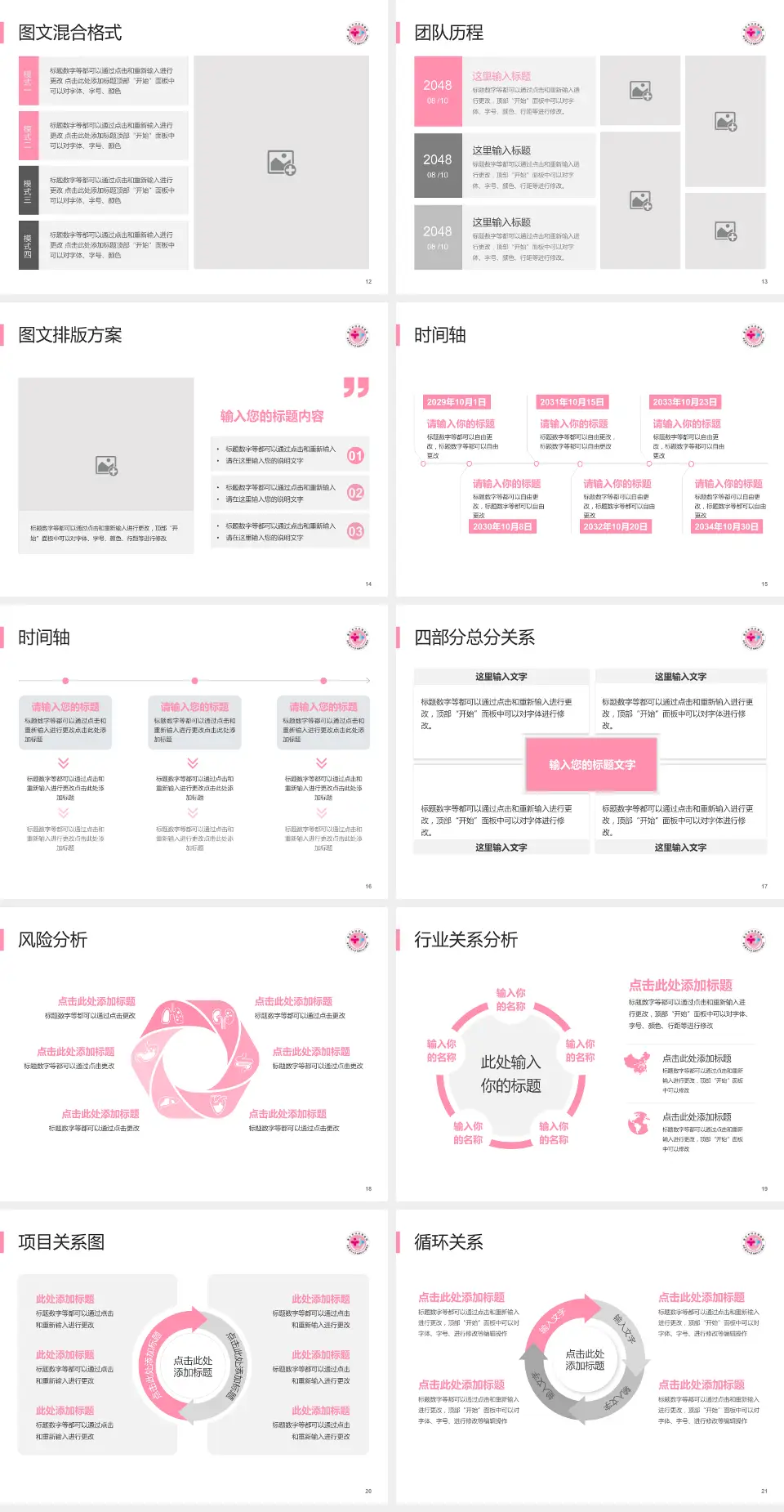 重庆市妇幼保健院项目申请与汇报PPT模板4:3格式幻灯片预览图3