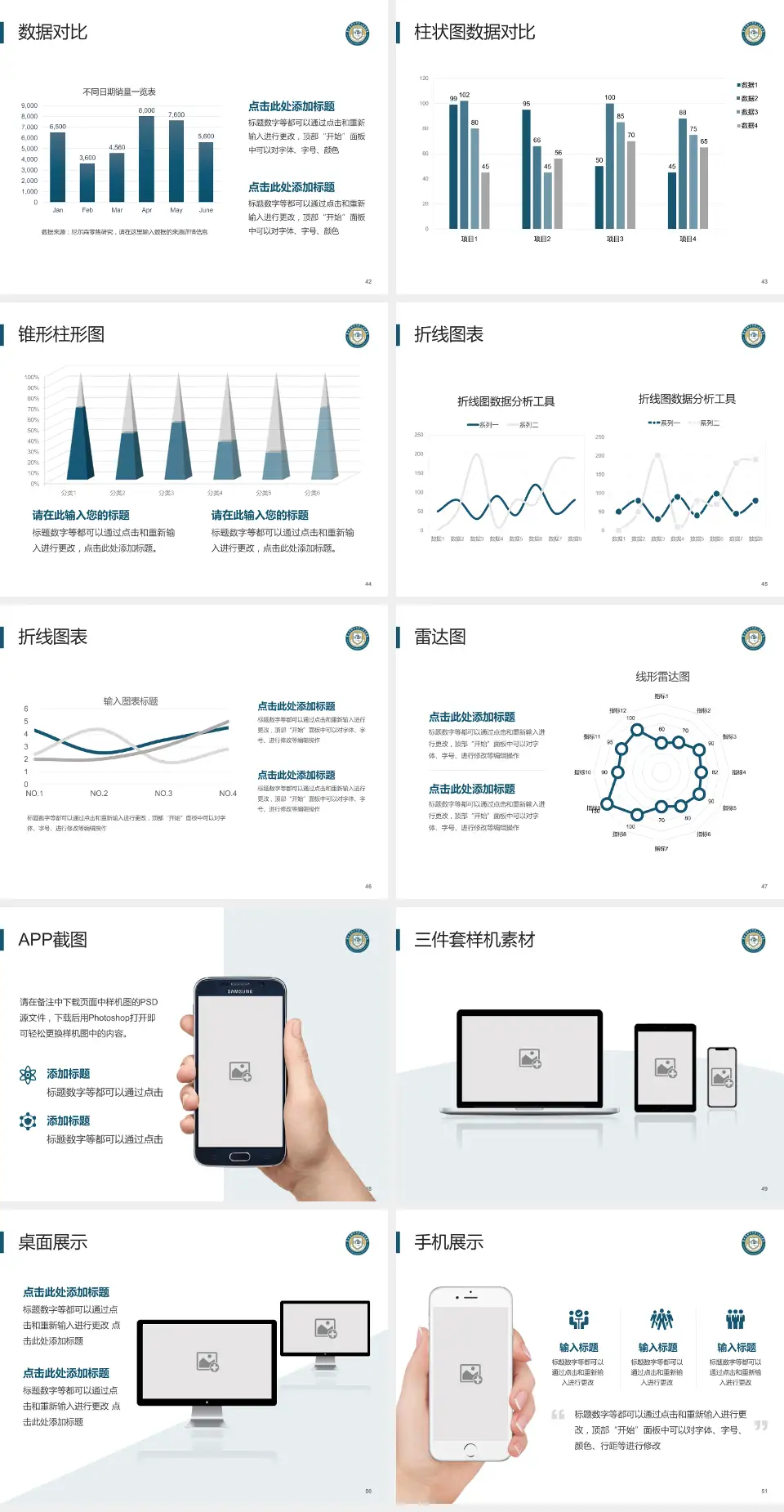 昆明医科大学第二附属医院医院管理报告PPT模板4:3格式幻灯片预览图6