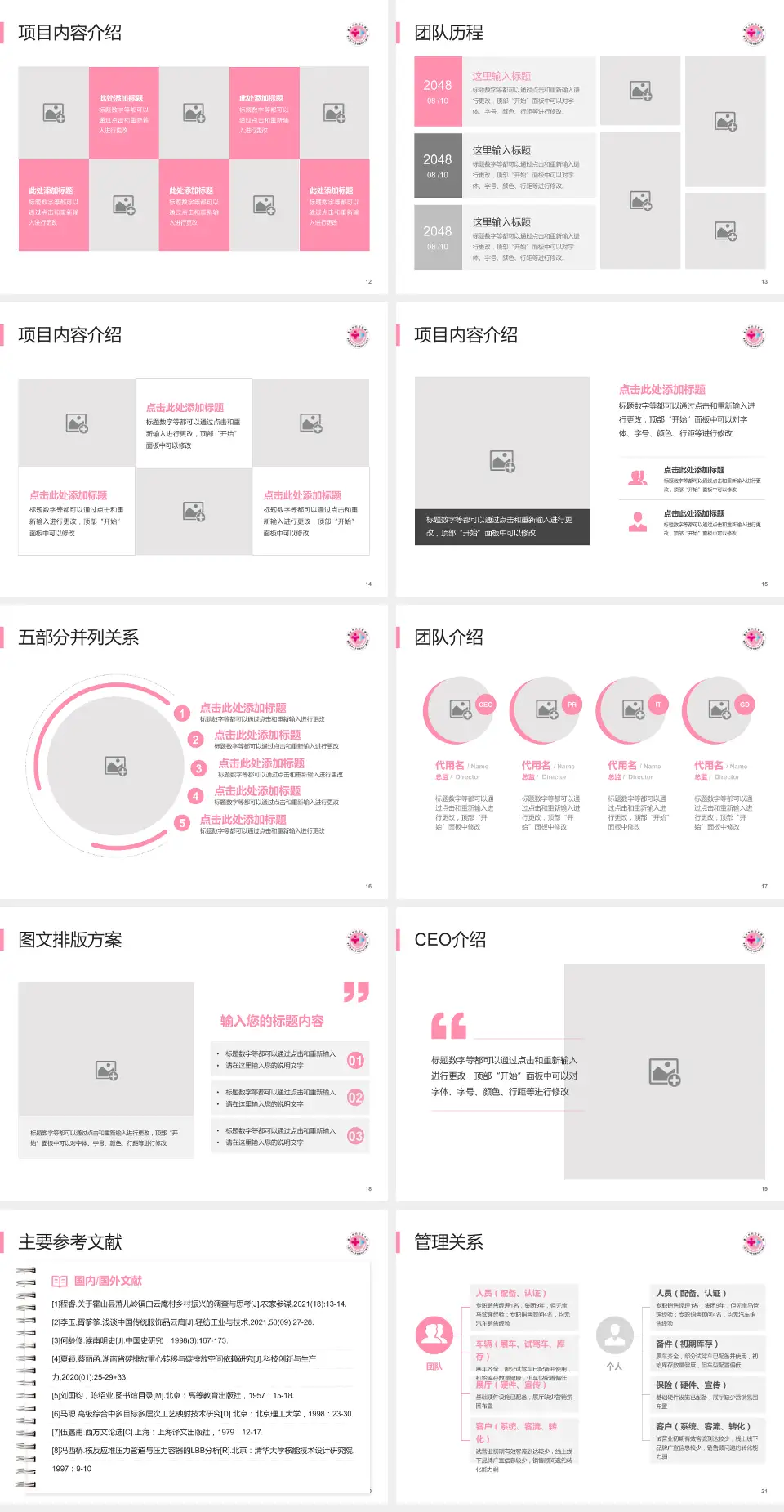 重庆市妇幼保健院医疗行业比赛专用PPT模板4:3格式幻灯片预览图3