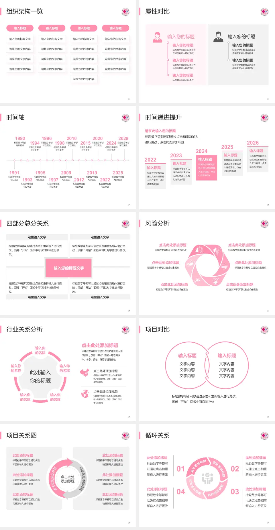 重庆市妇幼保健院医疗行业比赛专用PPT模板4:3格式幻灯片预览图4
