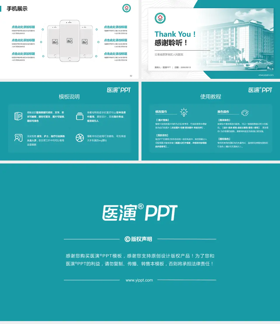 云南省思茅地区人民医院医院管理报告PPT模板16:9格式幻灯片预览图7