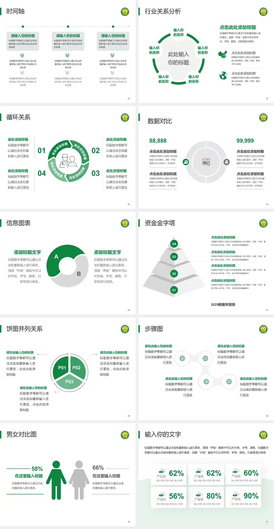 怒江州人民医院医院管理报告PPT模板4:3格式幻灯片预览图4