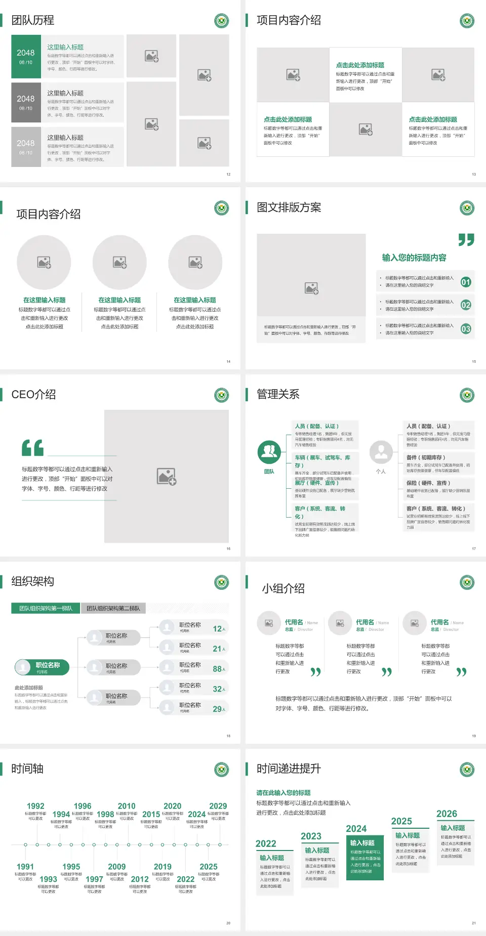 昆明市东川区精神病院医院管理报告PPT模板4:3格式幻灯片预览图3