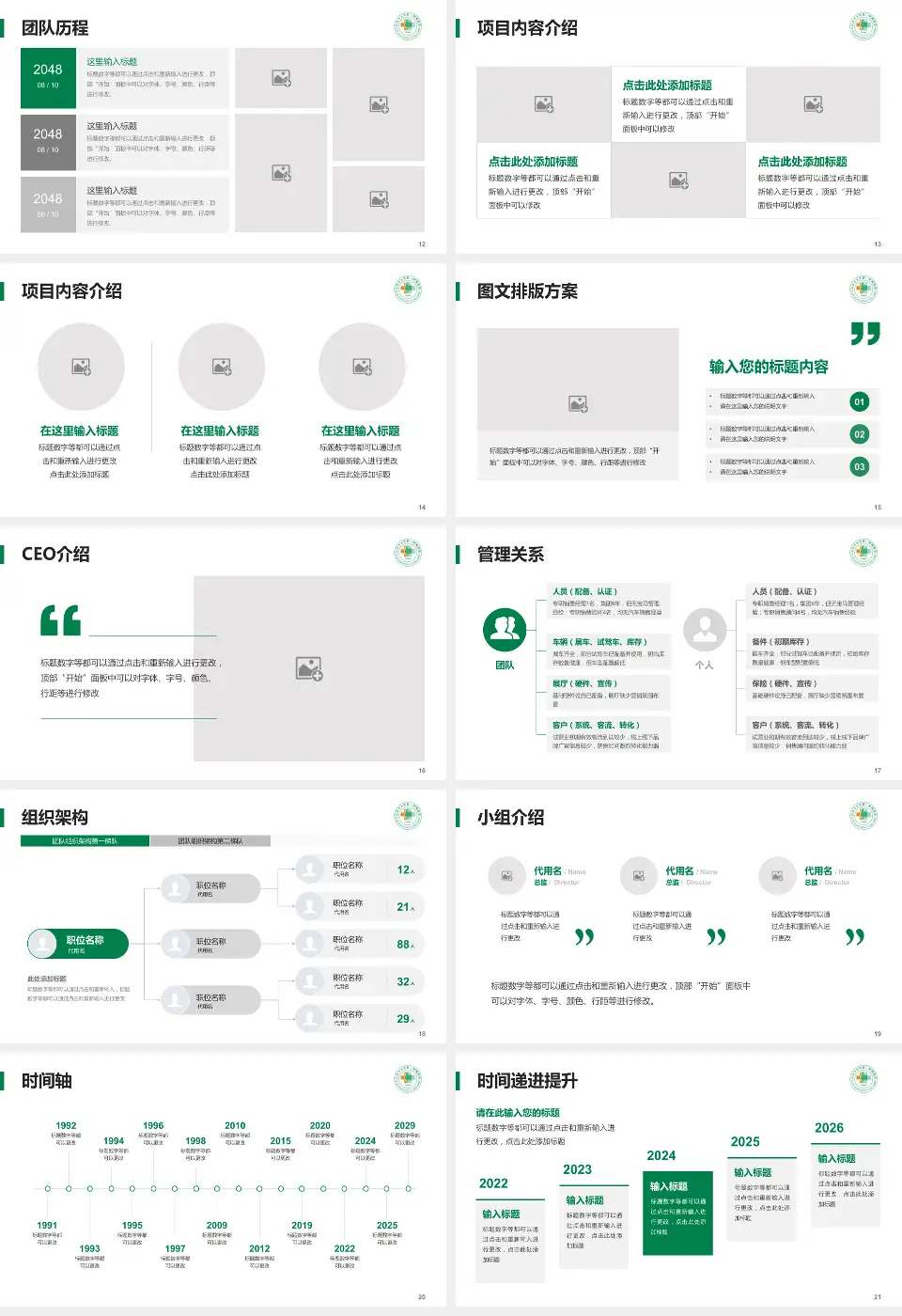 石河子大学医学院第一附属医院医院管理报告PPT模板16:9格式幻灯片预览图3