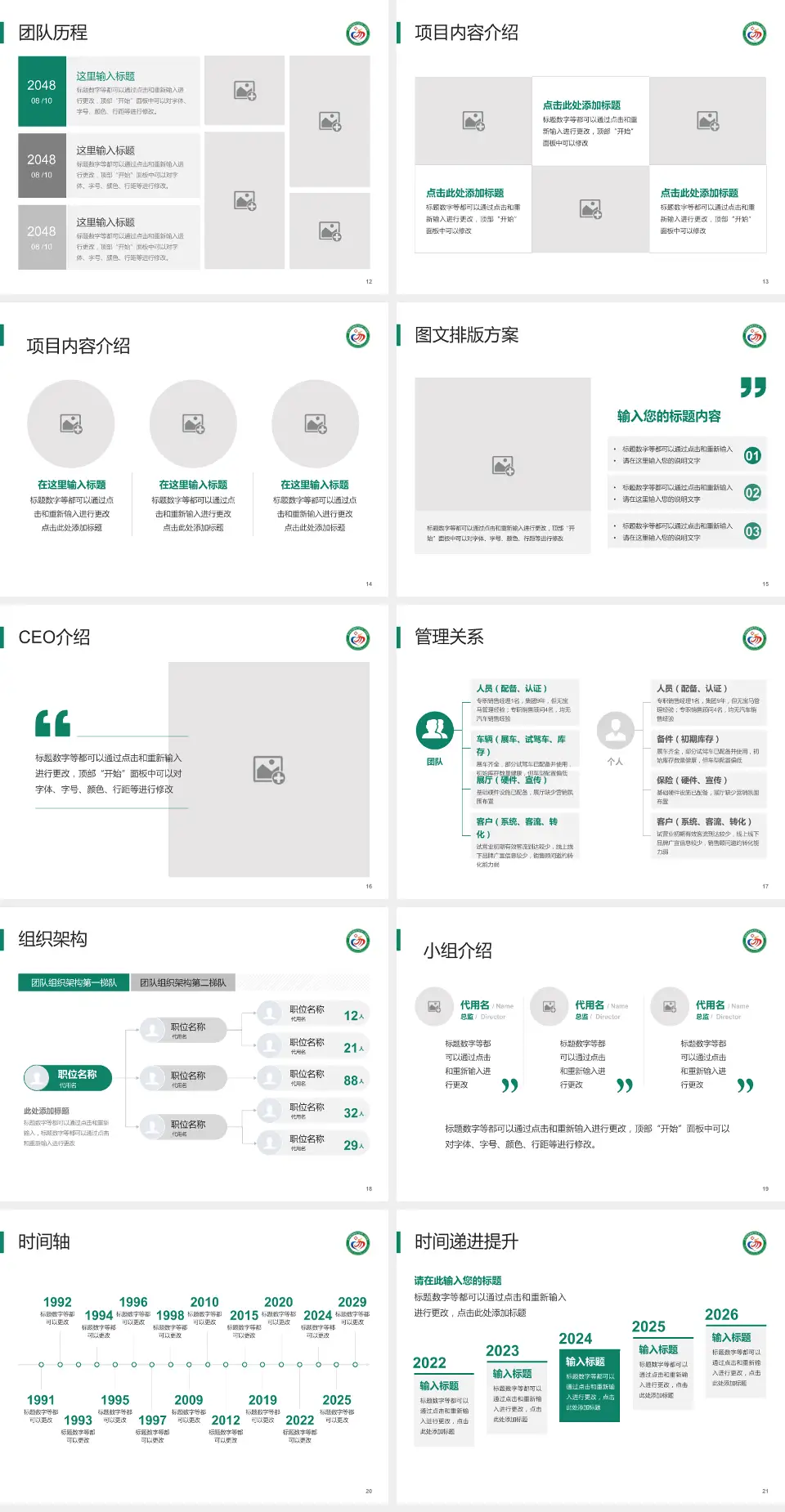 西双版纳州人民医院医院管理报告PPT模板4:3格式幻灯片预览图3