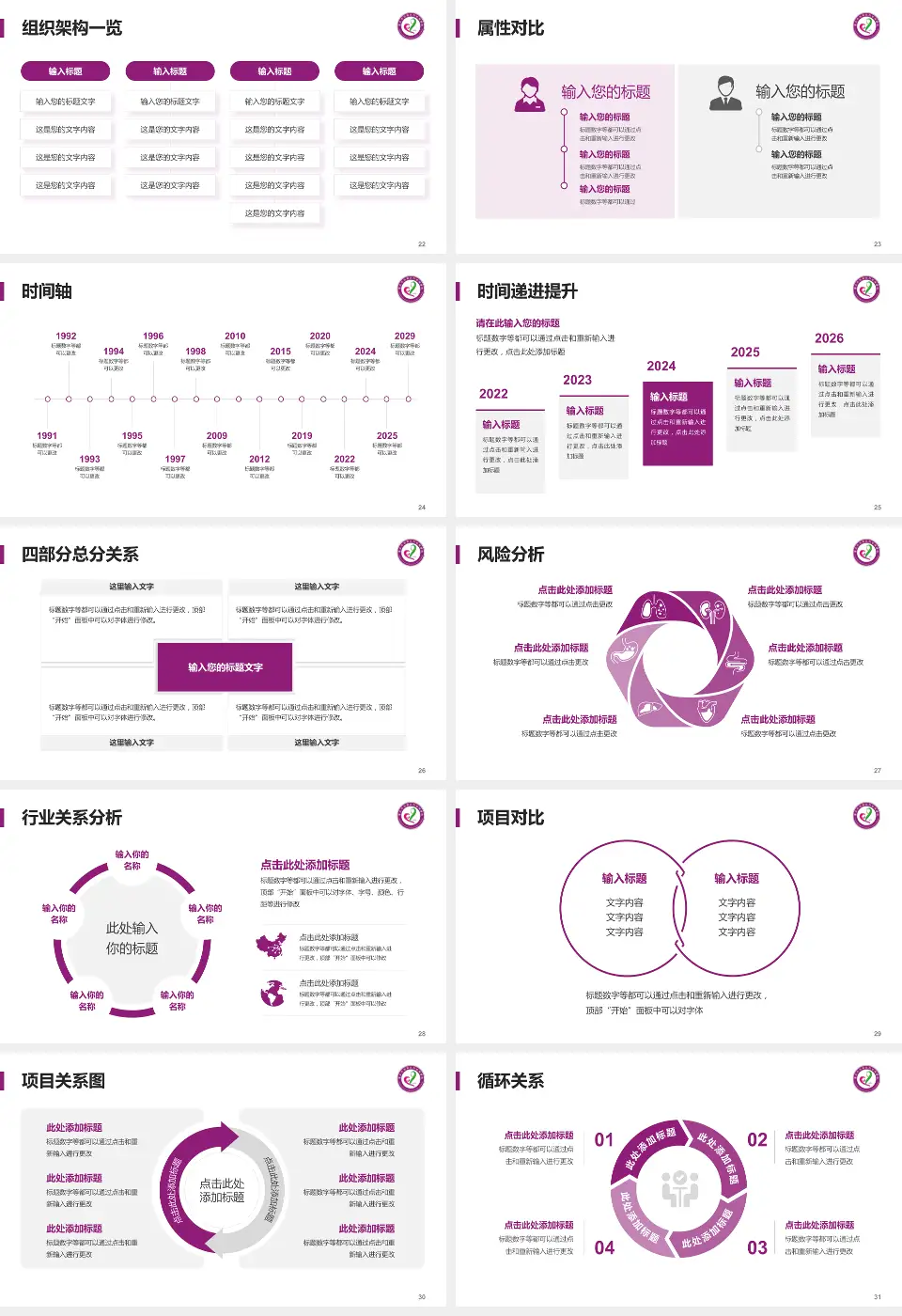 重庆市涪陵区妇幼保健院医疗行业比赛专用PPT模板16:9格式幻灯片预览图4