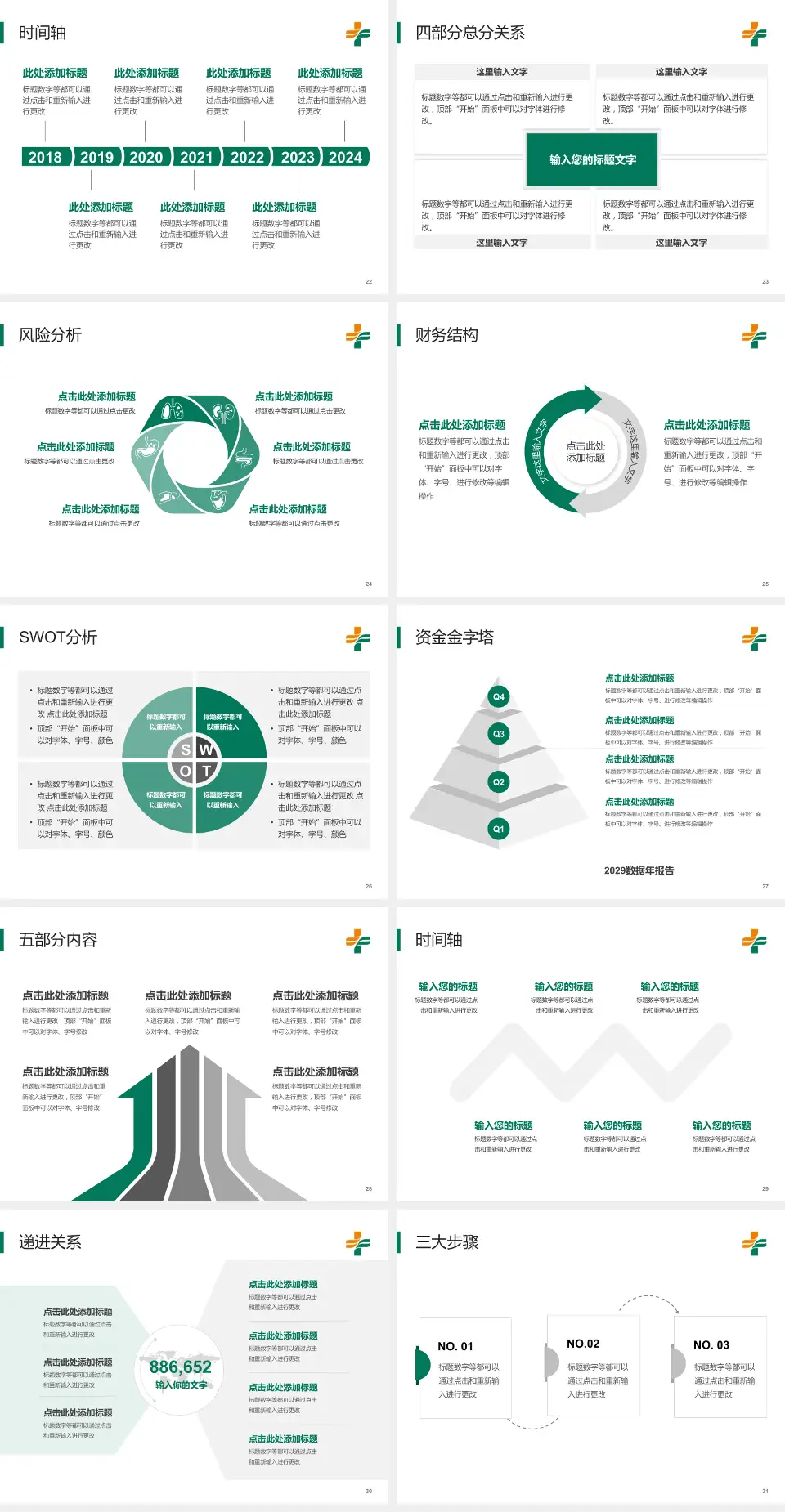 石河子市人民医院患者教育与指导PPT模板4:3格式幻灯片预览图4