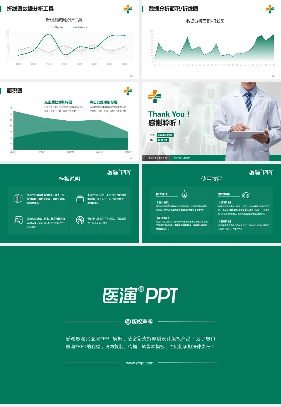 石河子市人民医院患者教育与指导PPT模板16:9格式幻灯片预览图7