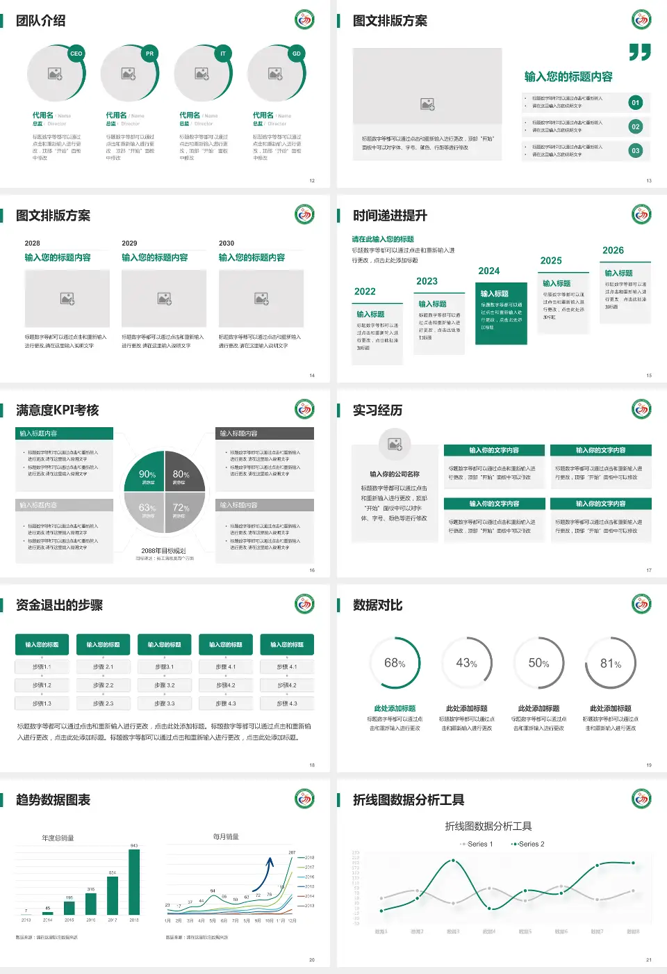 西双版纳州人民医院培训与教育PPT模板16:9格式幻灯片预览图3