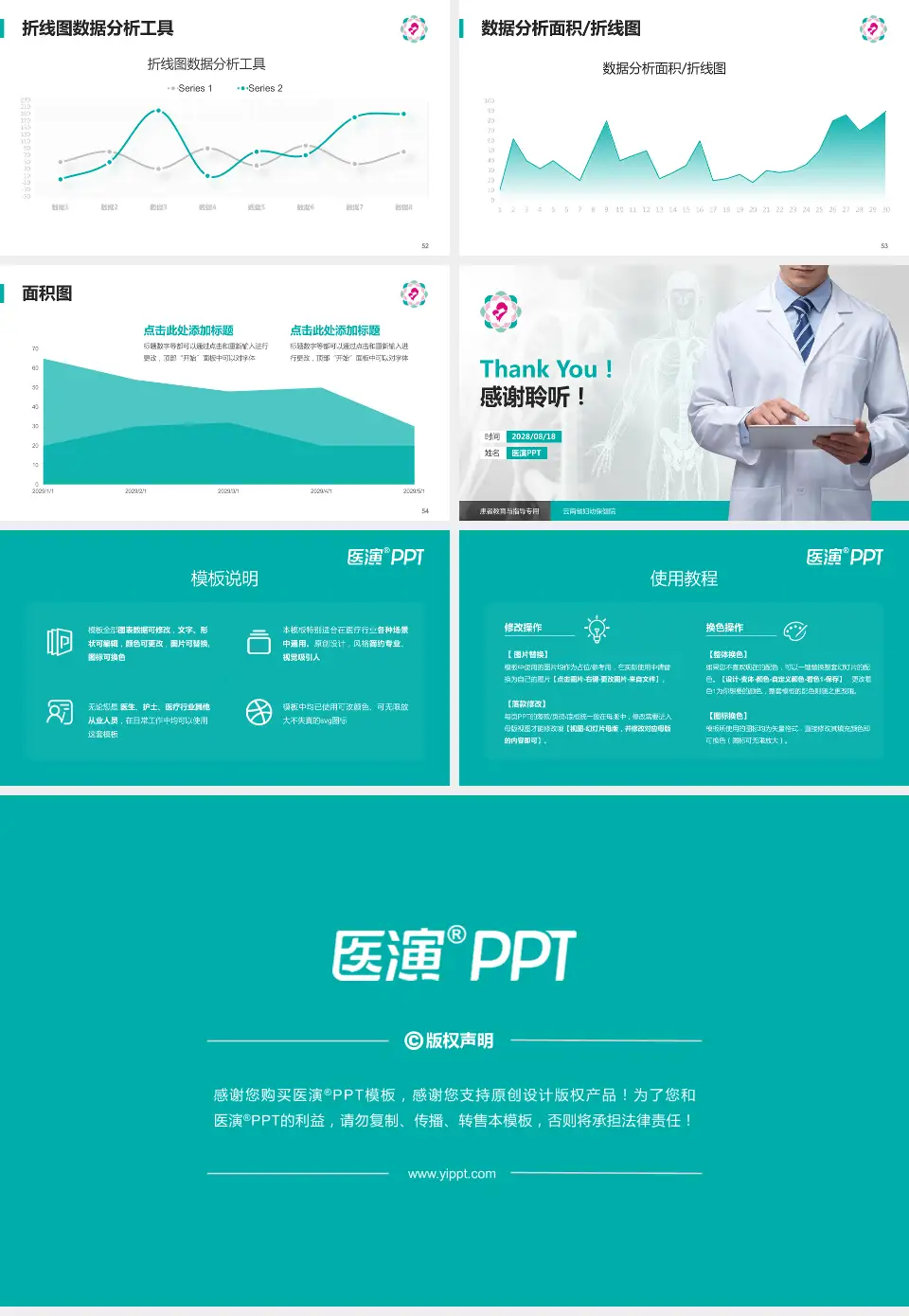 云南省妇幼保健院患者教育与指导PPT模板16:9格式幻灯片预览图7