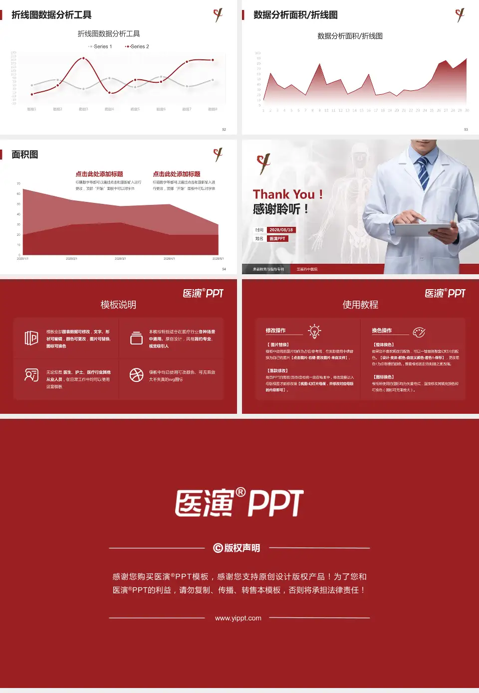 玉溪市中医院患者教育与指导PPT模板16:9格式幻灯片预览图7