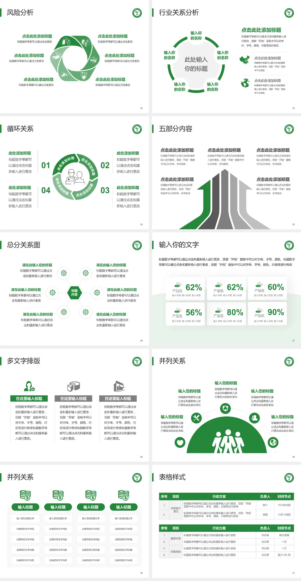 昆明市第二人民医院科室介绍与推广PPT模板4:3格式幻灯片预览图4