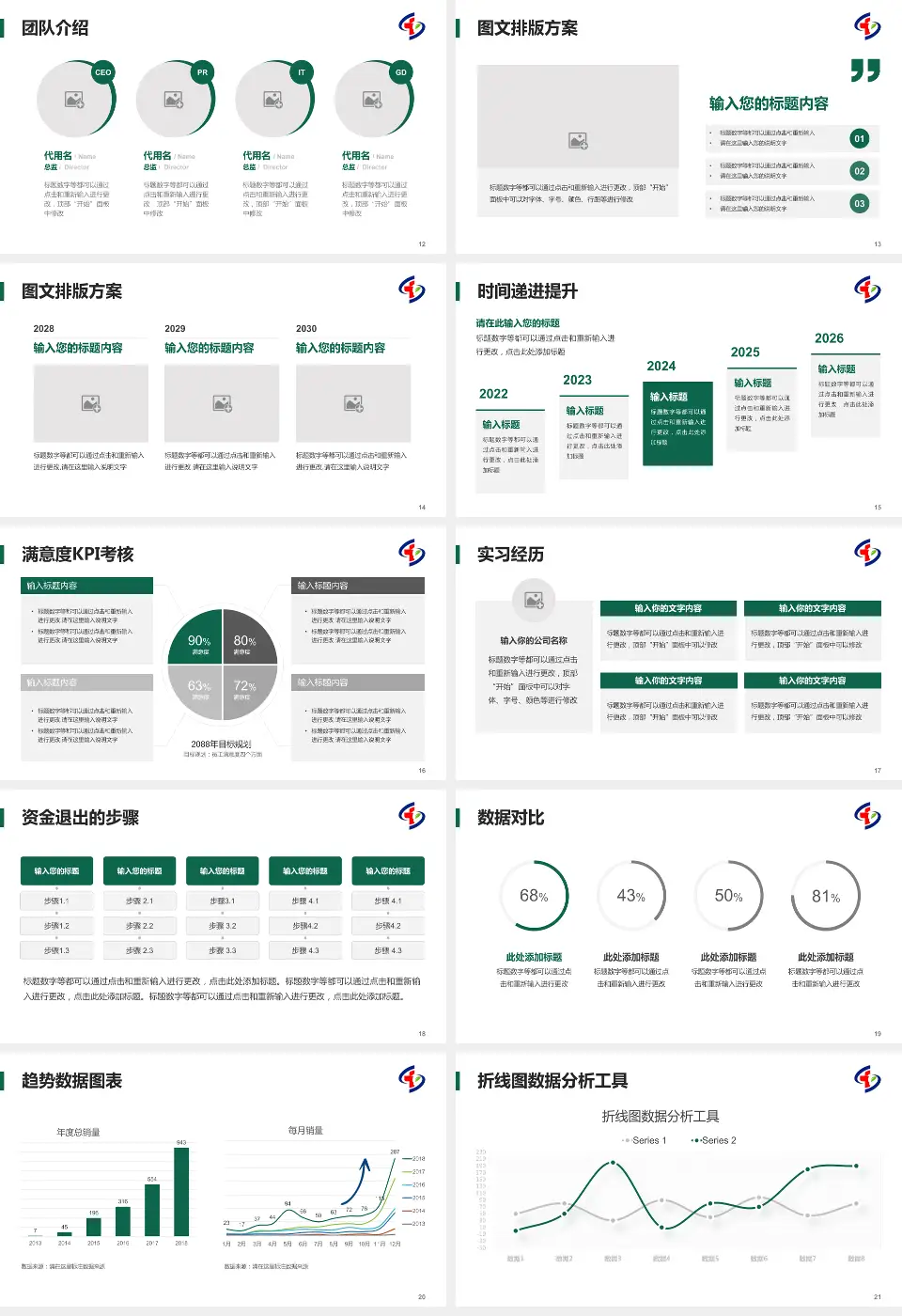重庆市大坪医院培训与教育PPT模板16:9格式幻灯片预览图3