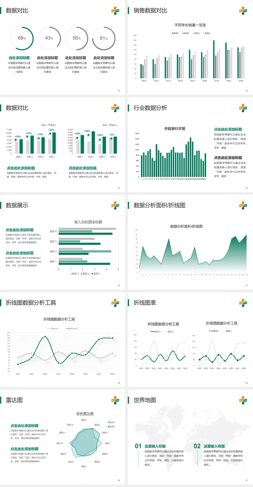 石河子市人民医院会议与研讨会PPT模板4:3格式幻灯片预览图5