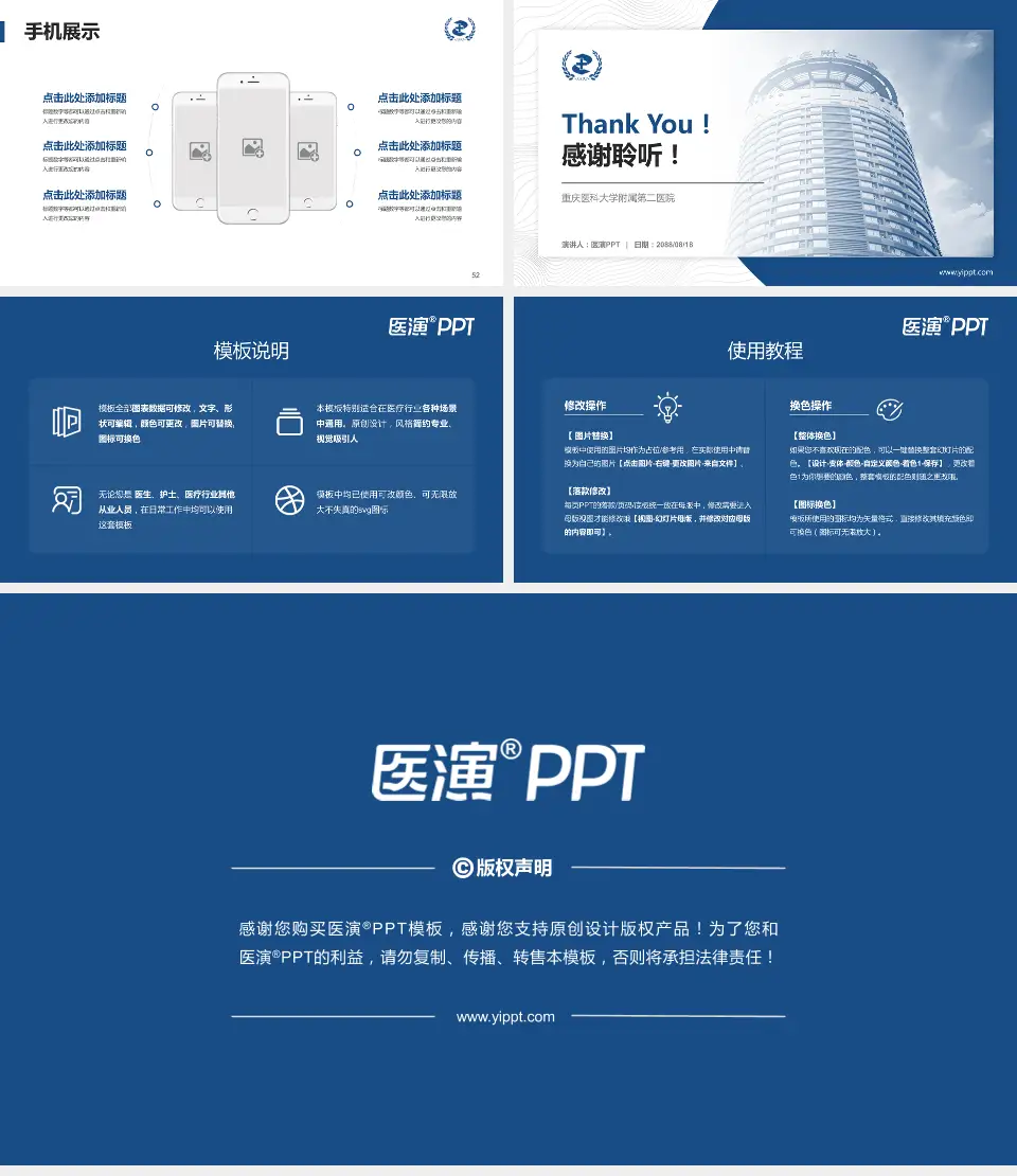 重庆医科大学附属第二医院医院管理报告PPT模板16:9格式幻灯片预览图7